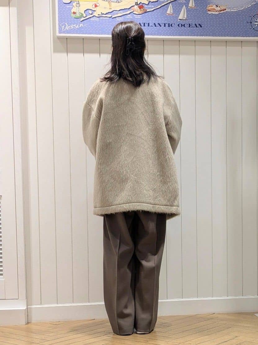 keikoさんの「Dessin｜シャギーコート」を使ったコーディネート