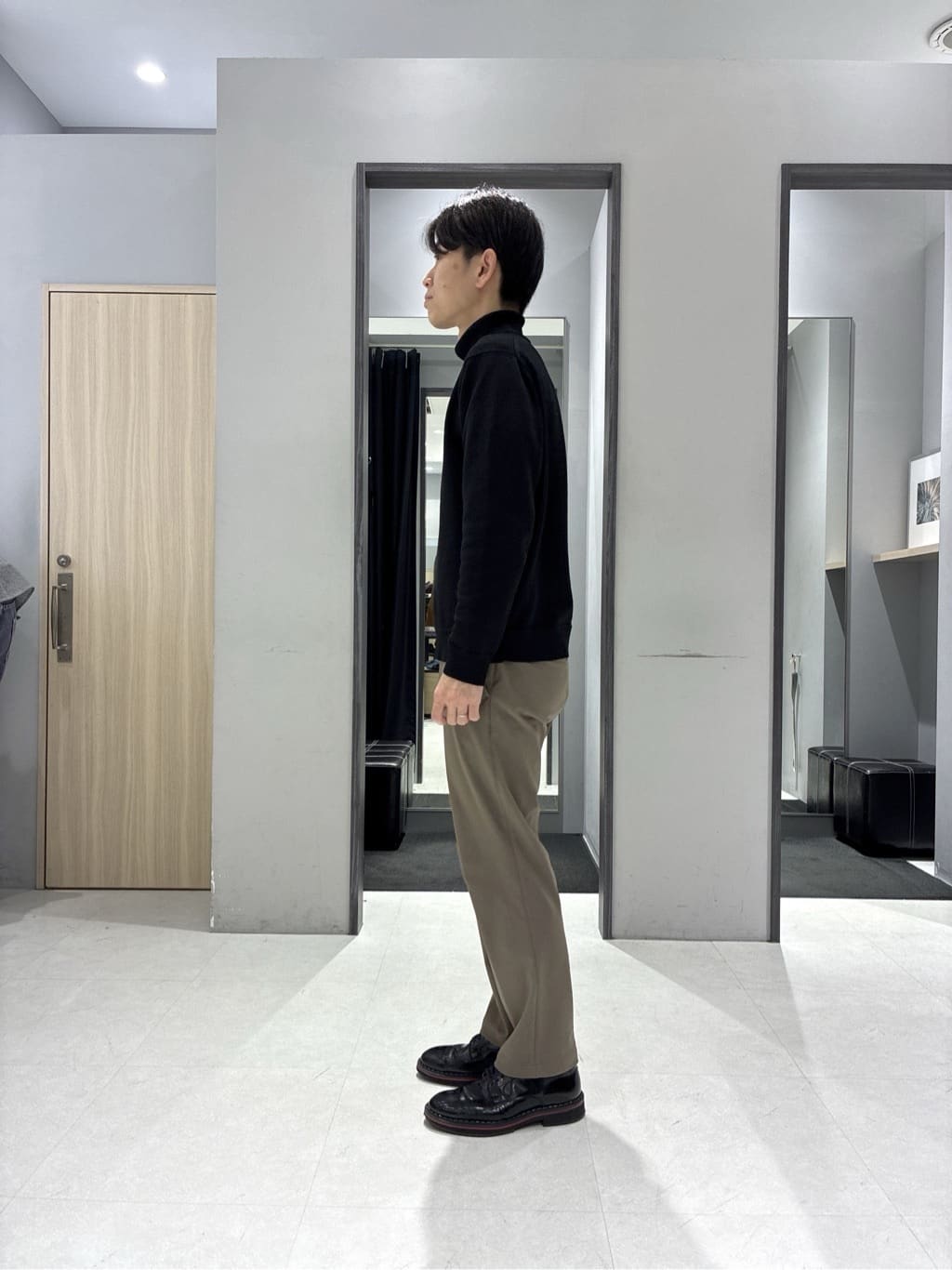わいずみさんの「TAKEO KIKUCHI｜【None Of Stress】ストレッチ ダウンブルゾン」を使ったコーディネート