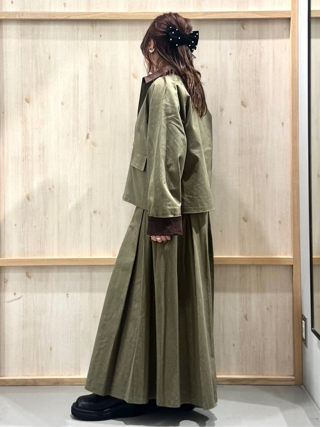 nanaさんの「THE SHOP TK｜カバーオールジャケット【洗える】」を使ったコーディネート