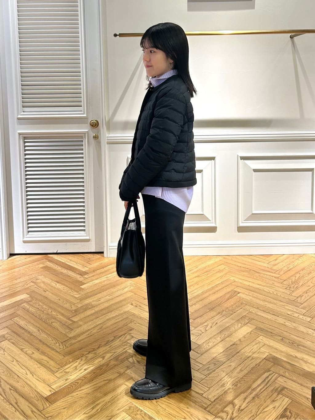 cocoさんの「DRESSTERIOR｜◆ソフトサーモポンチイージーワイドパンツ」を使ったコーディネート