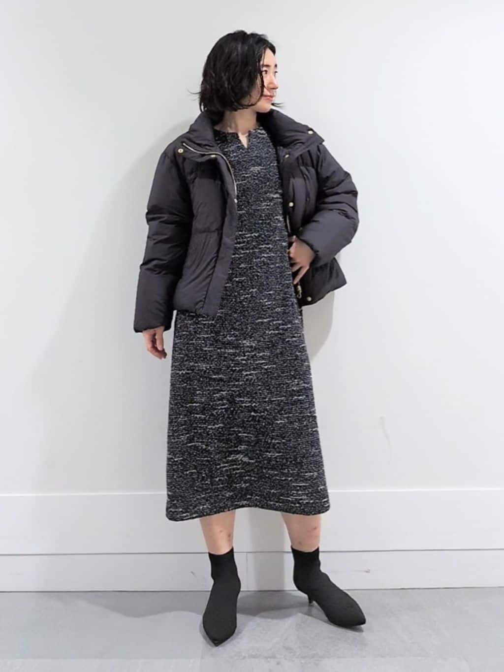 ミズタさんの「UNTITLED｜【トレンド/撥水機能/防寒】ショートダウンコート」を使ったコーディネート