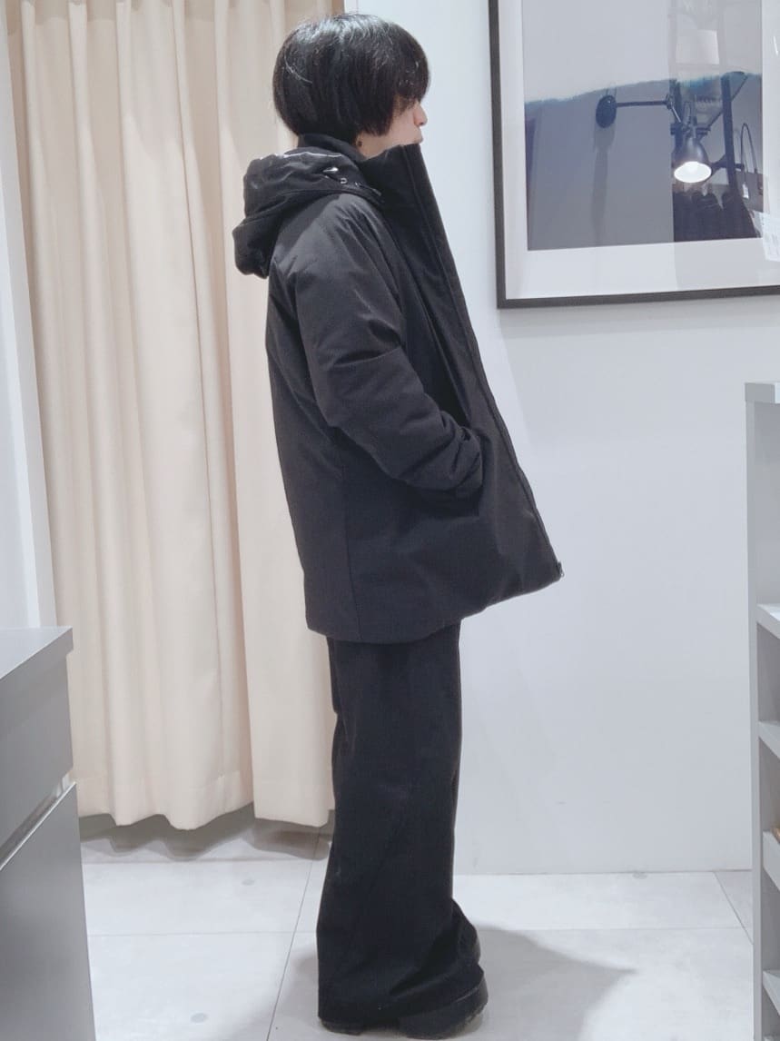 坂。さんの「THE SHOP TK｜【軽くて、暖かい】SORONA／ソロナ 中綿ブルゾン 防風/軽量/洗濯機OK/フード脱着可」を使ったコーディネート