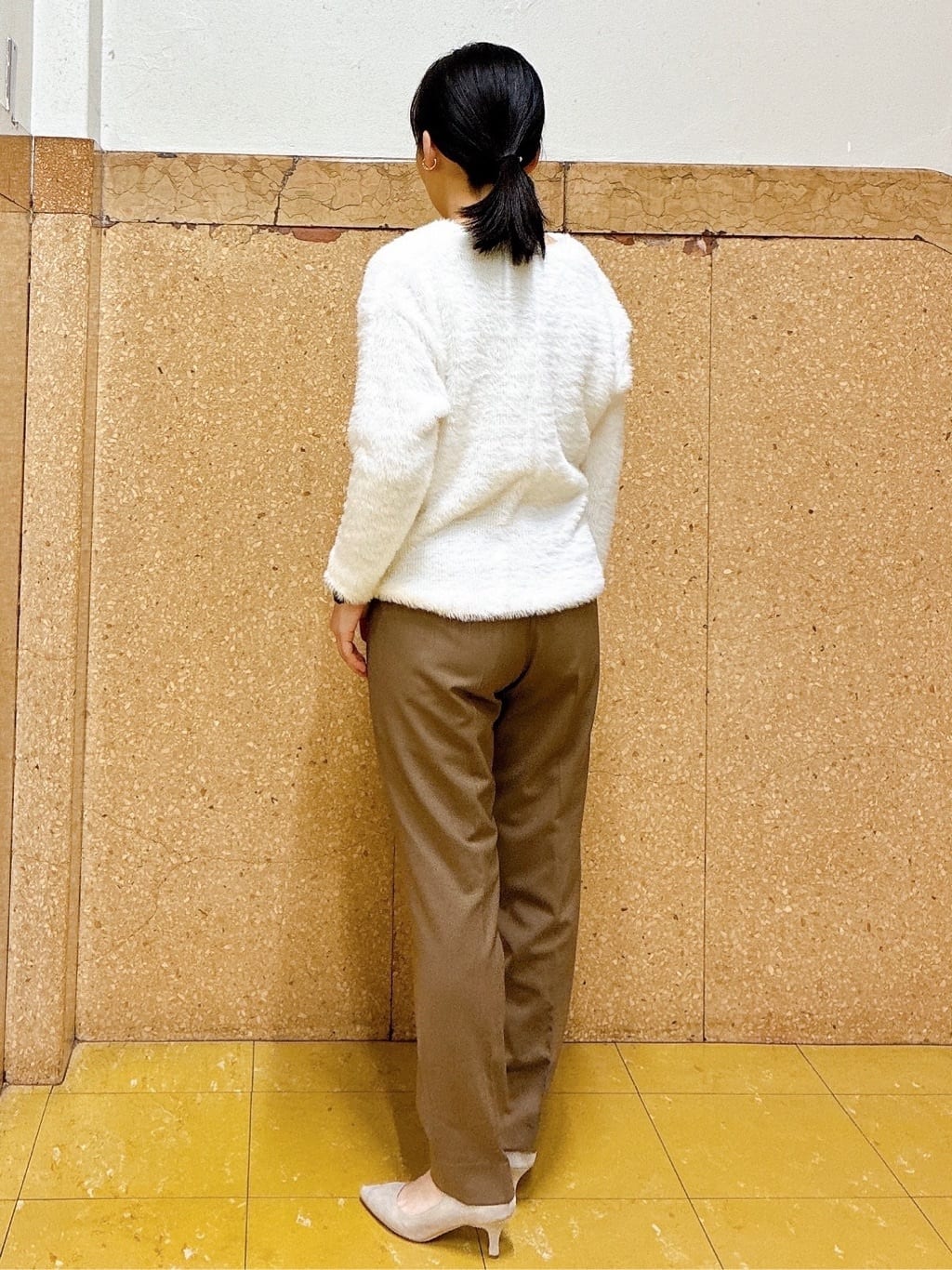 hattoriさんの「INDIVI｜【洗える】エアリーシャギートップス」を使ったコーディネート