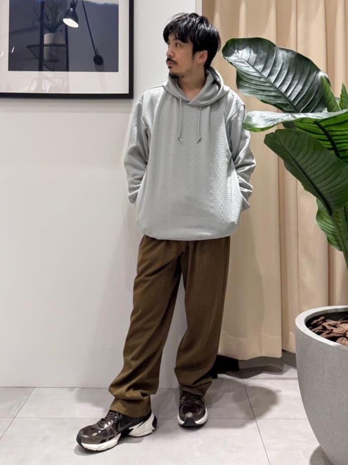 はさんの「THE SHOP TK｜フクレキルトパーカ 【洗濯機OK】」を使ったコーディネート