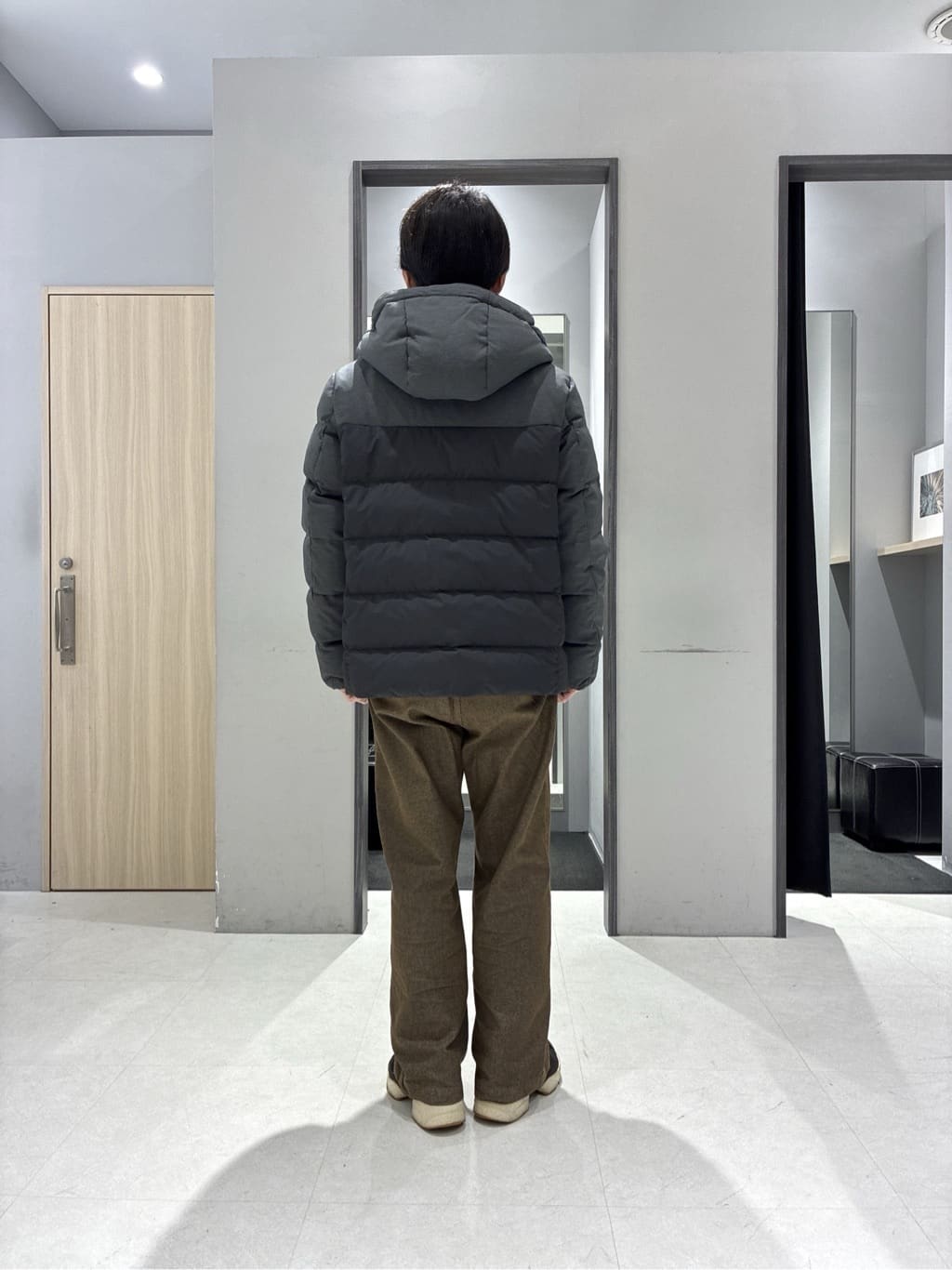 わいずみさんの「TAKEO KIKUCHI｜カラーコンビ ダウンブルゾン」を使ったコーディネート
