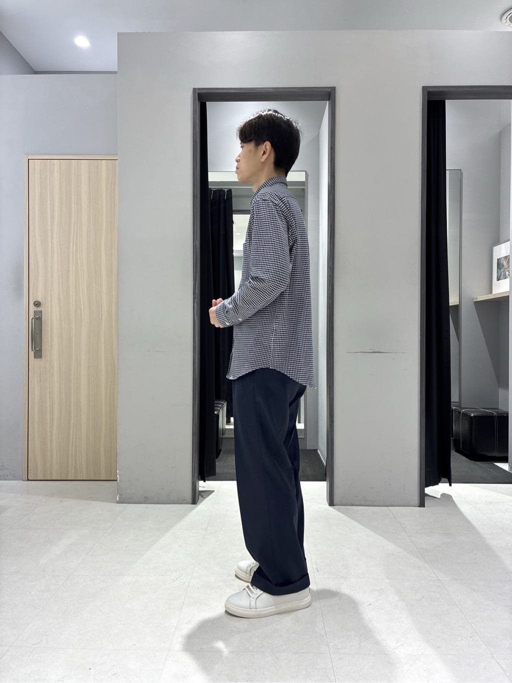 わいずみさんの「TAKEO KIKUCHI｜カラーコンビ ダウンブルゾン」を使ったコーディネート