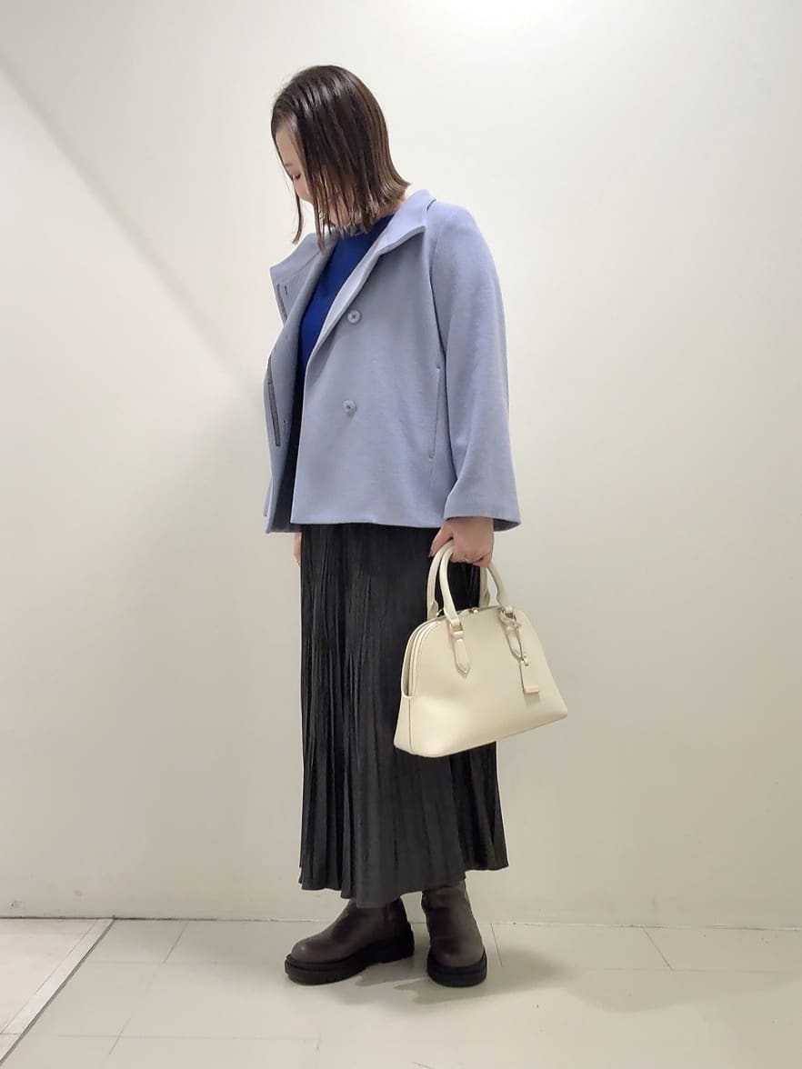 YUIさんの「UNTITLED｜【着回しが効く／オンオフアウター】ウールショートコート」を使ったコーディネート