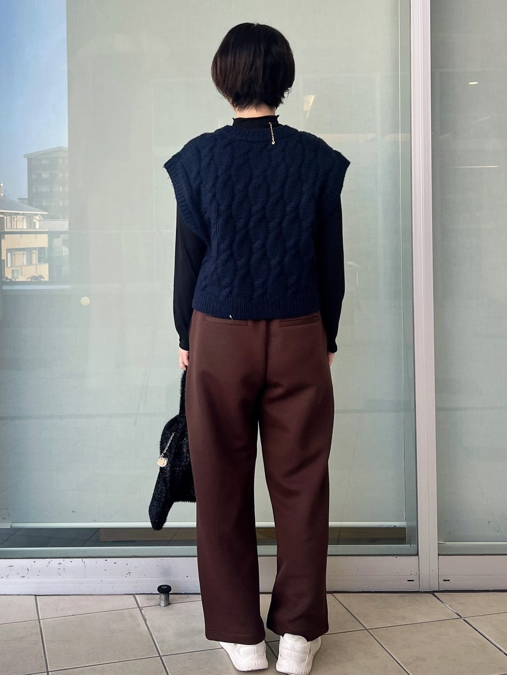 yo-koさんの「OPAQUE.CLIP｜ケーブルローゲージベスト【洗濯機OK】」を使ったコーディネート