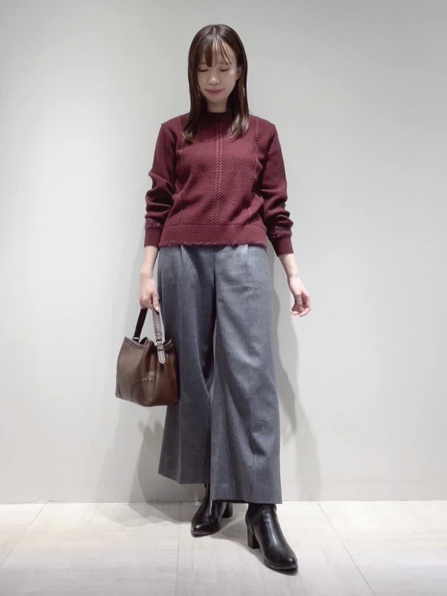 yukaさんの「Reflect｜【SS-4Lサイズ／衿が顔に当たらない◎】スタンドネックミドルコート」を使ったコーディネート