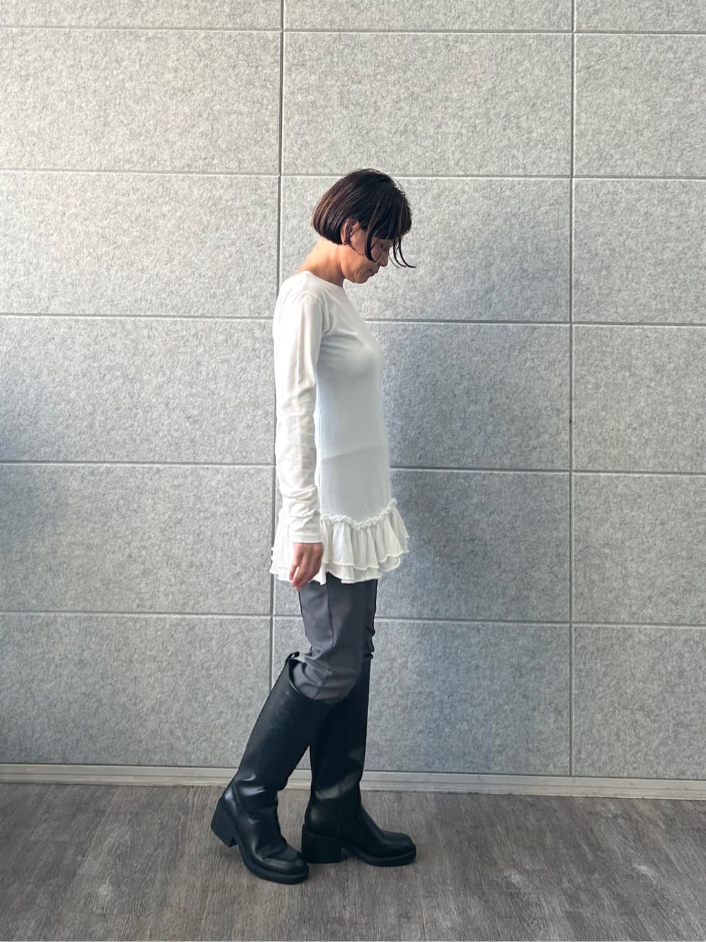 yukoさんの「CODE A｜zip leggings pants(Fleece)」を使ったコーディネート