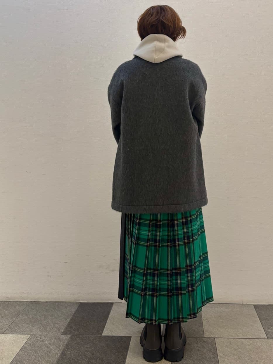 Haruさんの「Dessin｜シャギーコート」を使ったコーディネート