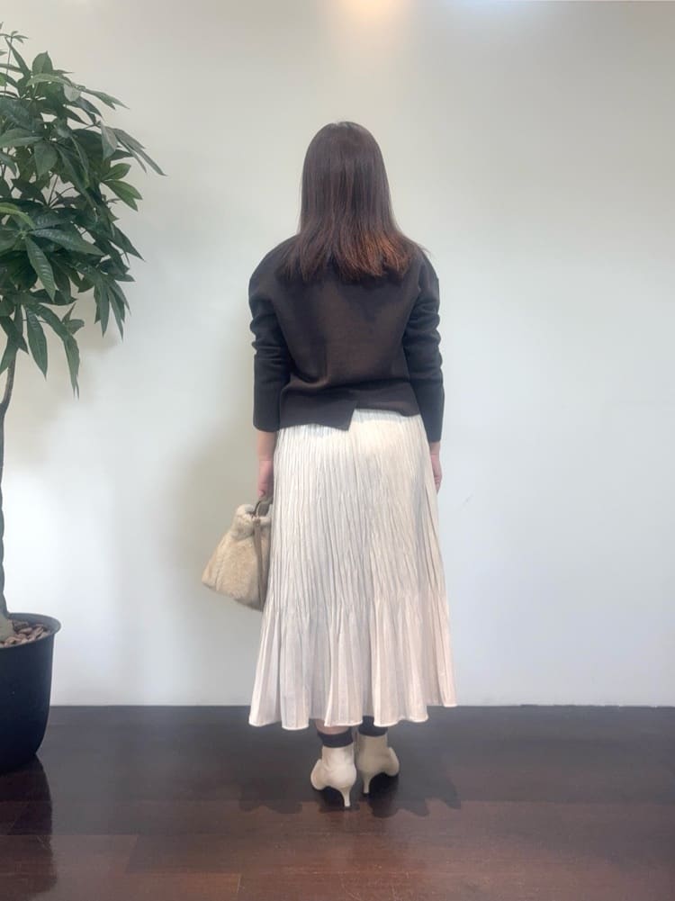 CHISATOさんの「UNTITLED｜【洗える】モックネックミラノリブニット」を使ったコーディネート