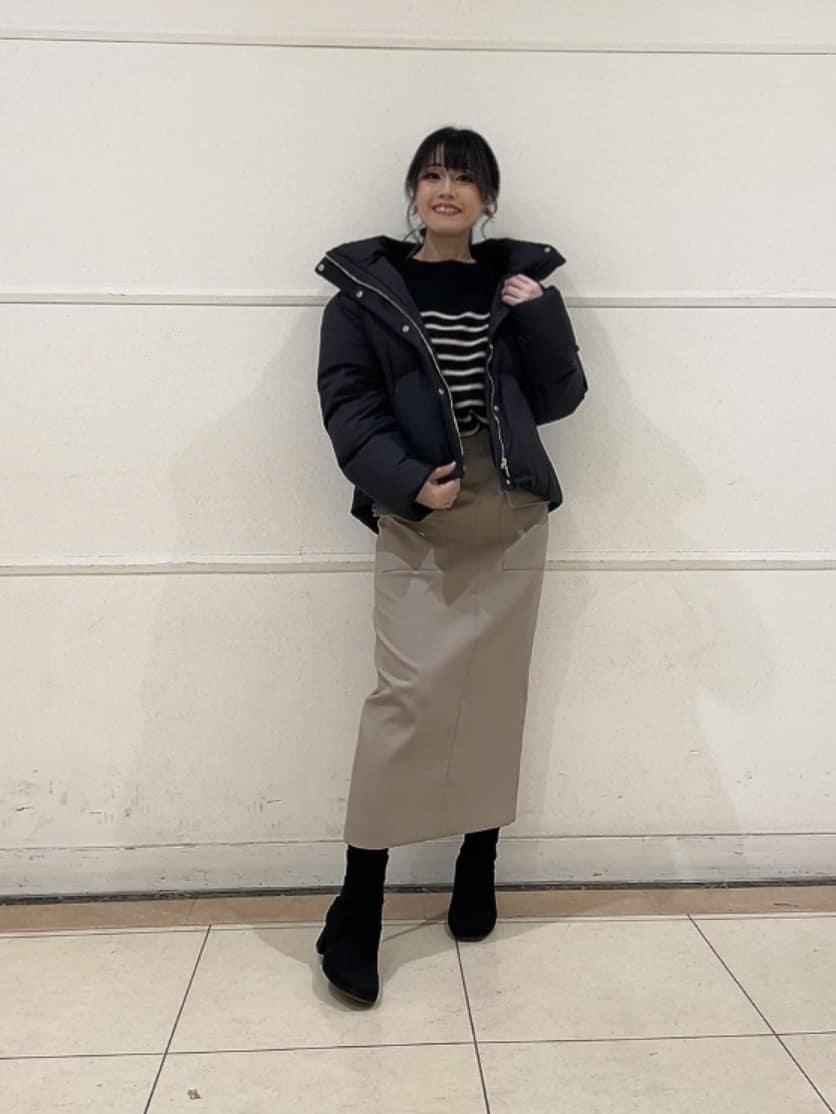 watanabeさんの「UNTITLED｜【洗える】モックネックミラノリブニット」を使ったコーディネート