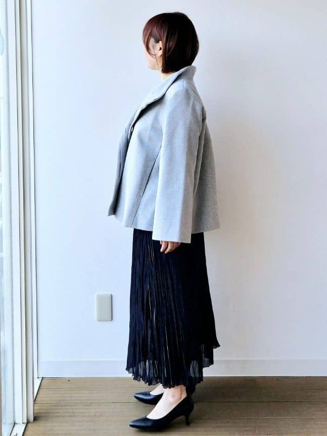 やじまさんの「UNTITLED｜【着回しが効く／オンオフアウター】ウールショートコート」を使ったコーディネート