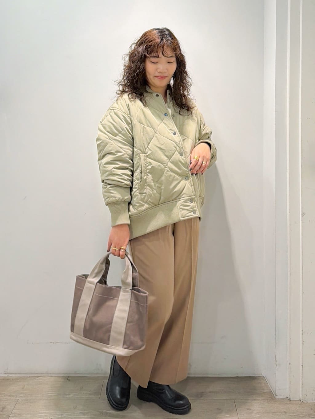 sumicaさんの「OPAQUE.CLIP｜《リバーシブル》キルティングブルゾン」を使ったコーディネート