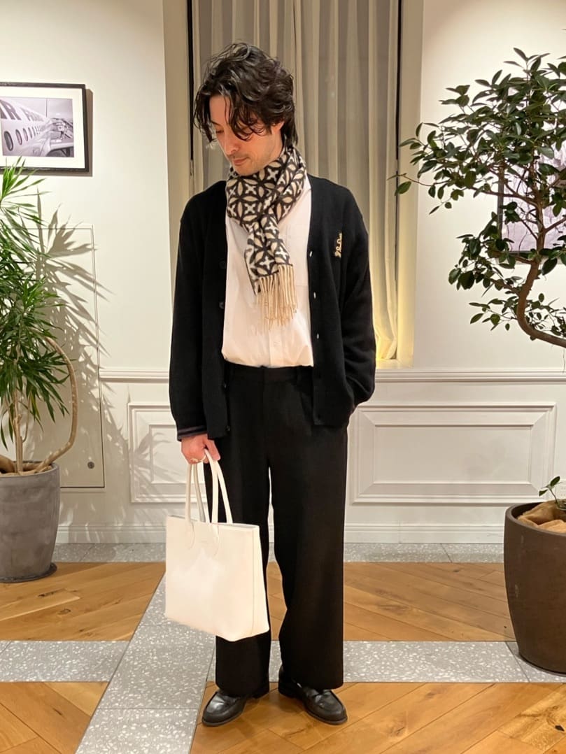 junyaさんの「DRESSTERIOR｜200双糸 バンドカラーシャツ」を使ったコーディネート