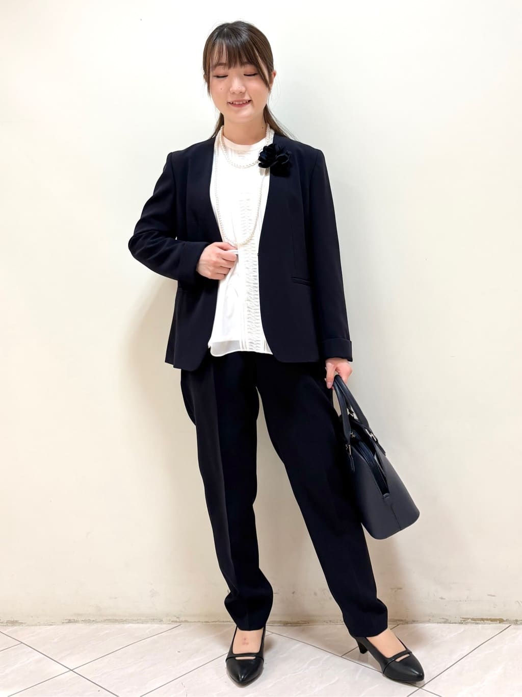 mikiさんの「Reflect｜【SS-4Lサイズ】スタンドネックブラウス」を使ったコーディネート