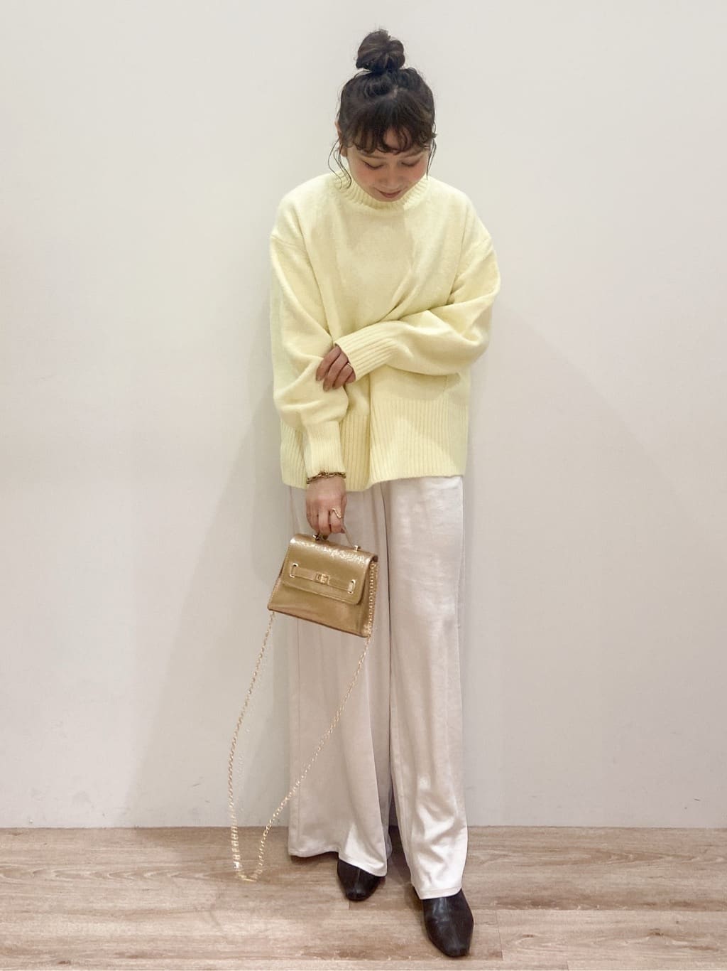 risayanさんの「OPAQUE.CLIP｜ふわふわハイネックニット【洗濯機OK】」を使ったコーディネート