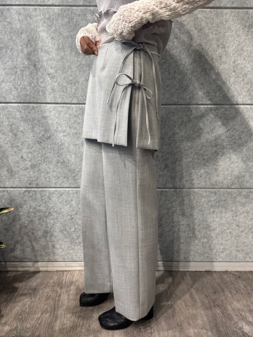 designer yukaさんの「CODE A｜layered skirt pants」を使ったコーディネート