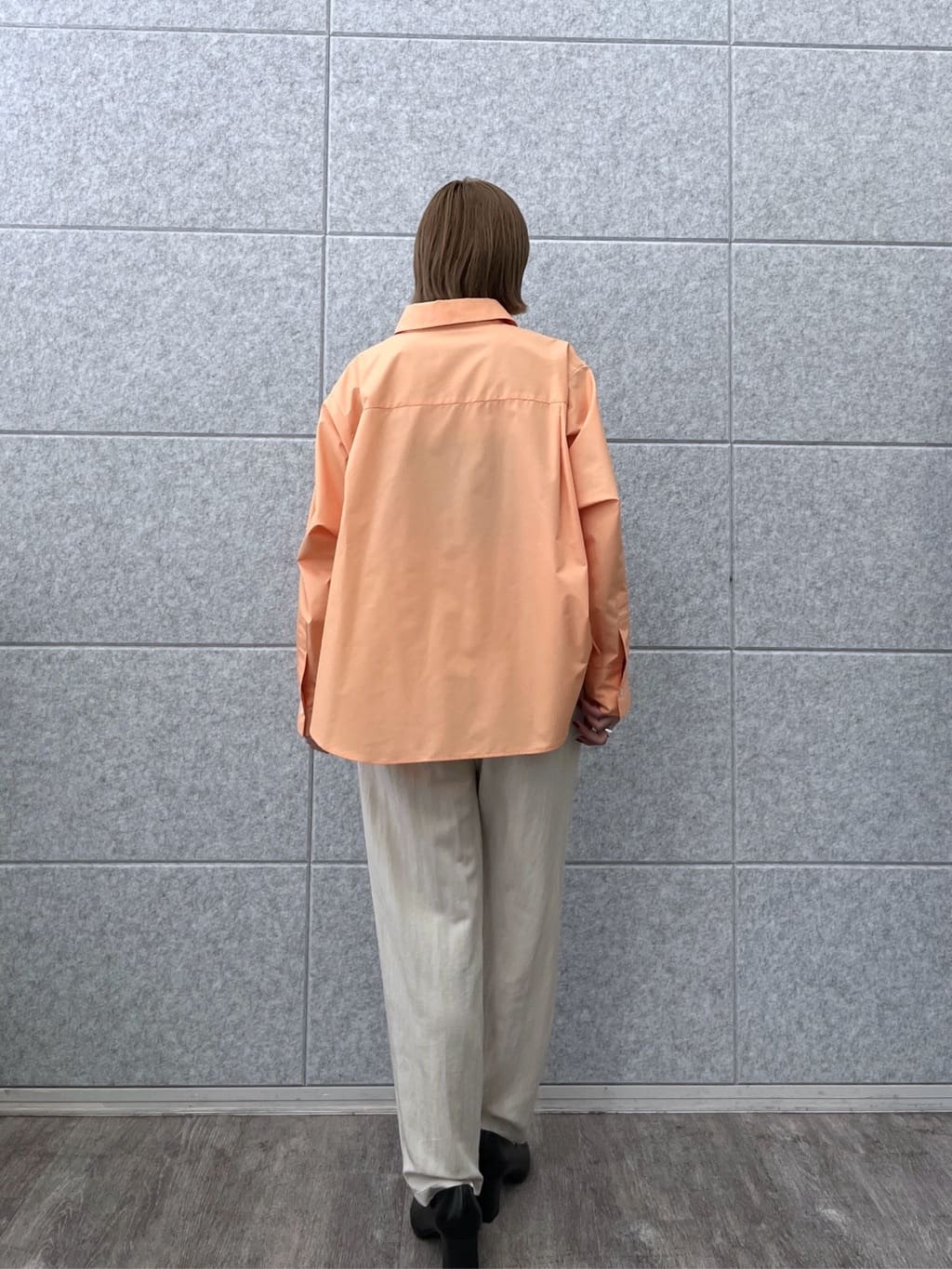 Harukaさんの「INDIVI｜Timeless｜ビッグポケットフォルムシャツ【接触冷感】」を使ったコーディネート