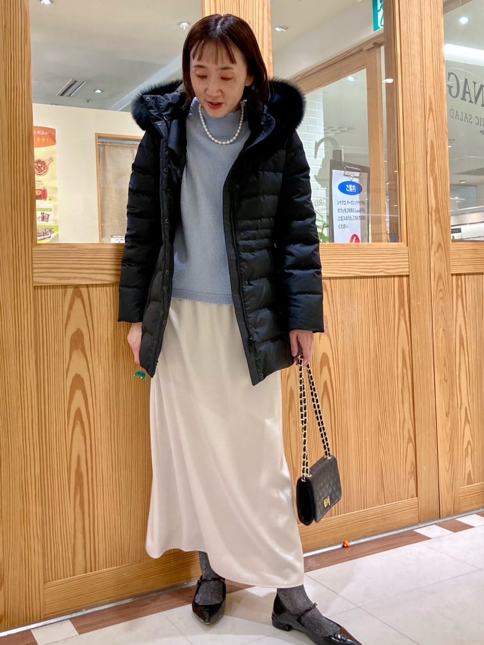 ゆうさんの「UNTITLED｜【洗える】スポンディッシュ ボトルネックニット」を使ったコーディネート