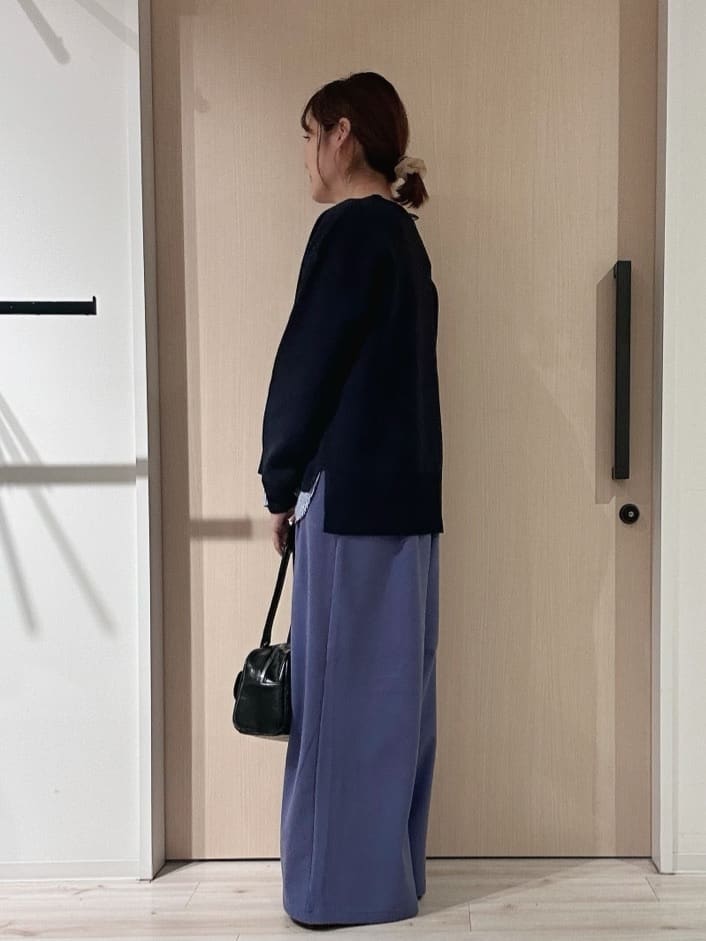 funafunaさんの「SHOO･LA･RUE｜【着丈選べる/きっと虜になる】あったかもちもち ワイドパンツ」を使ったコーディネート