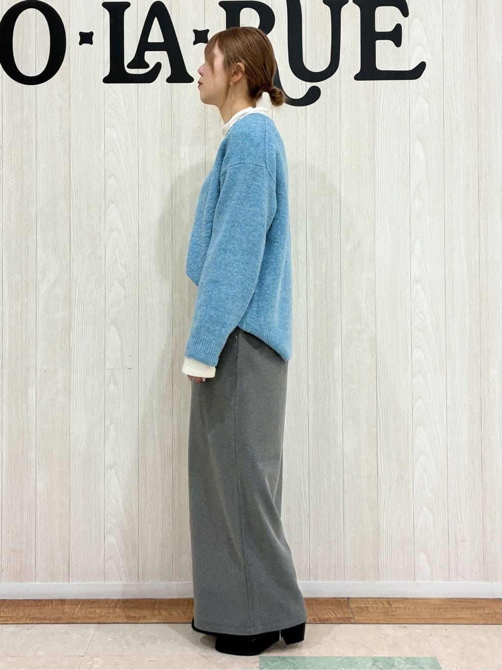 shiiさんの「SHOO･LA･RUE｜【着丈選べる/きっと虜になる】あったかもちもち ワイドパンツ」を使ったコーディネート