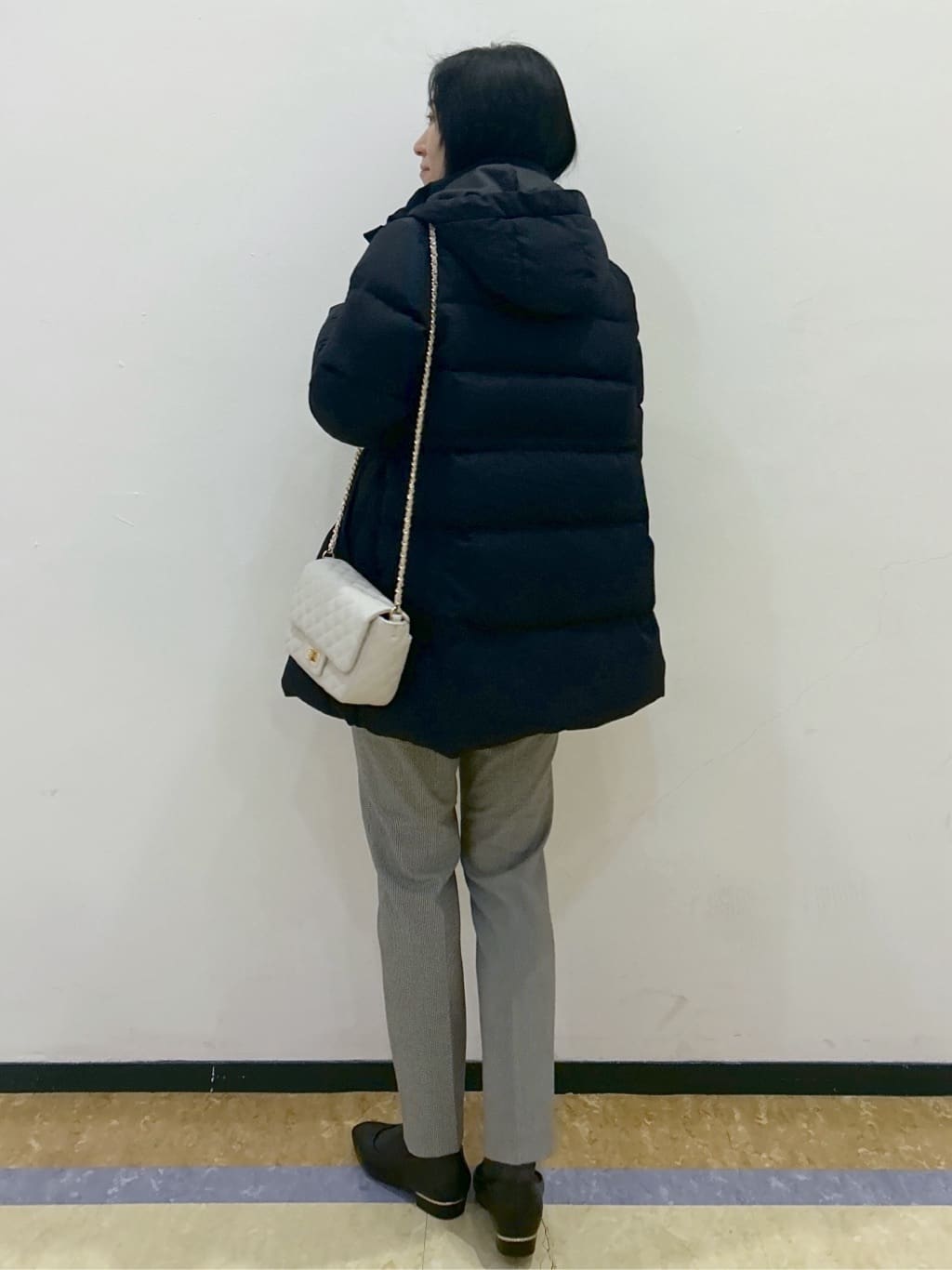 su.さんの「index｜KAWADAダウンドロストミドルコート【撥水／洗濯機OK／2WAY／静電気防止裏地】《XS～3L》」を使ったコーディネート