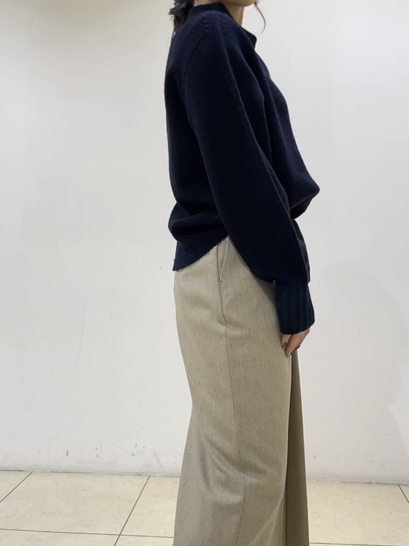 watanabeさんの「UNTITLED｜【洗える】スポンディッシュ ボトルネックニット」を使ったコーディネート