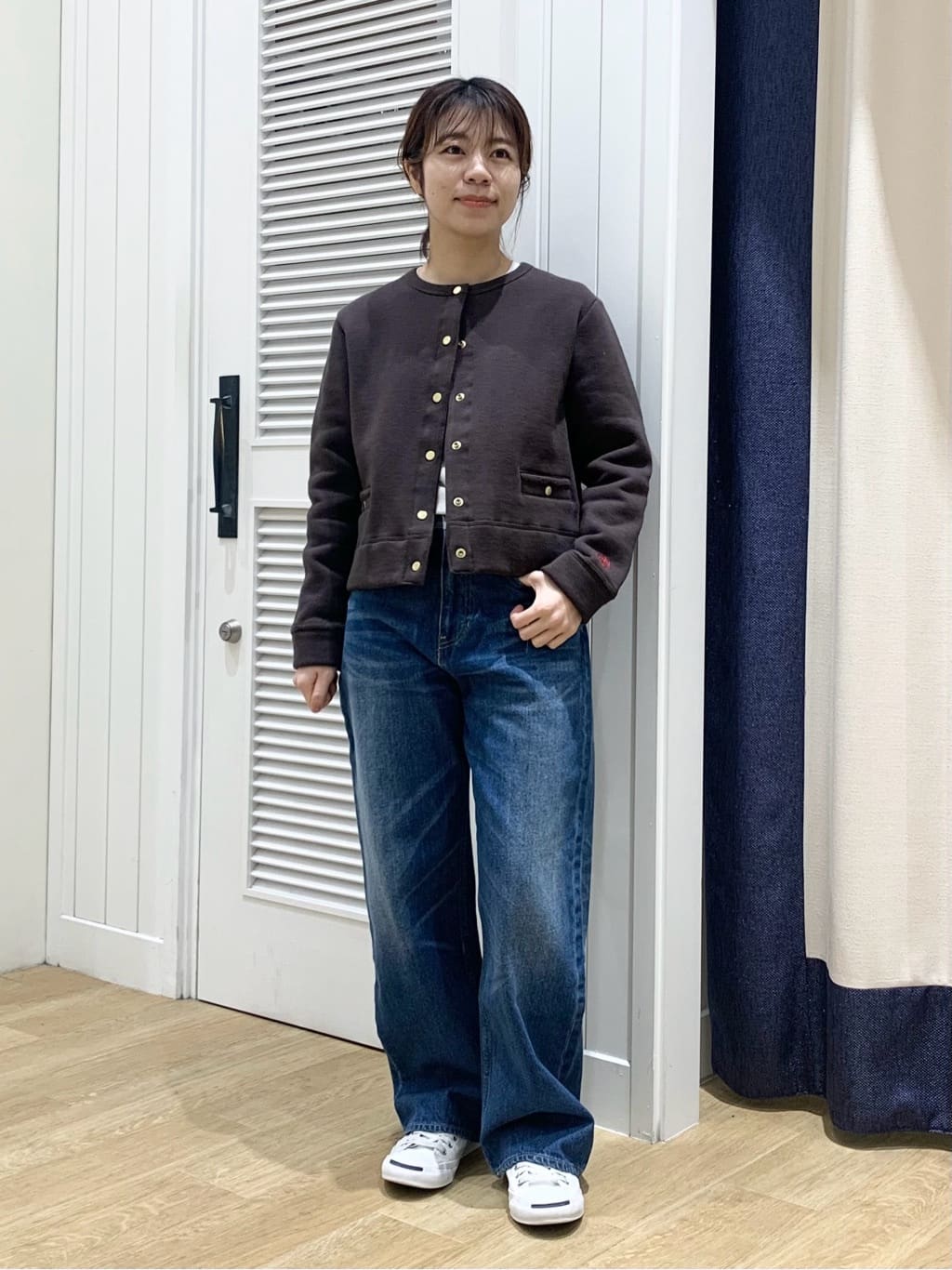 IMARIさんの「Dessin｜【日本製/洗える】吊り裏毛カーディガン」を使ったコーディネート