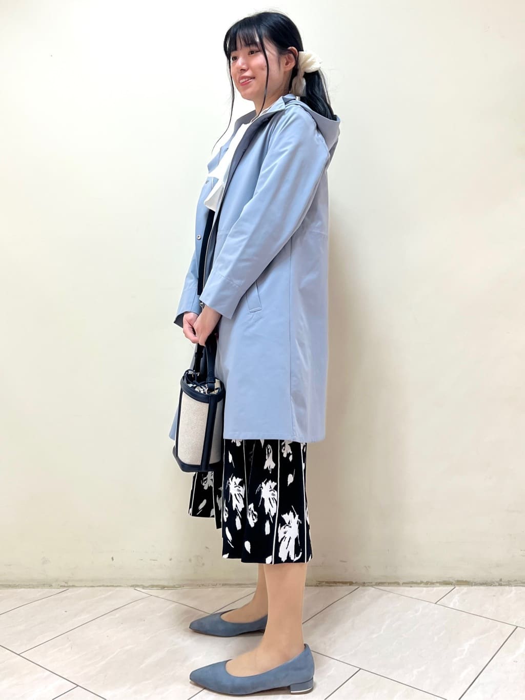 yanaさんの「Reflect｜【中綿ライナー付き】ライナー付きフーデッドロングコート」を使ったコーディネート
