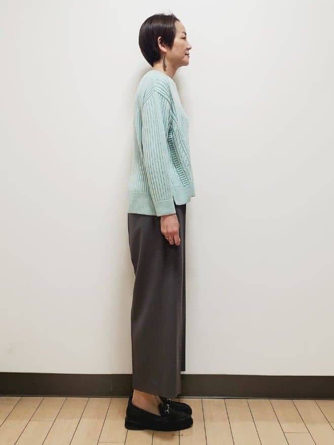 yuuさんの「Reflect｜【腰周りすっきり◎】ワイドクロップドパンツ」を使ったコーディネート