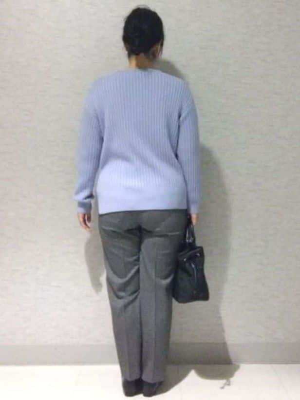 sakoさんの「Reflect｜【ゆったり着られる◎】ワイドリブニットプルオーバー」を使ったコーディネート