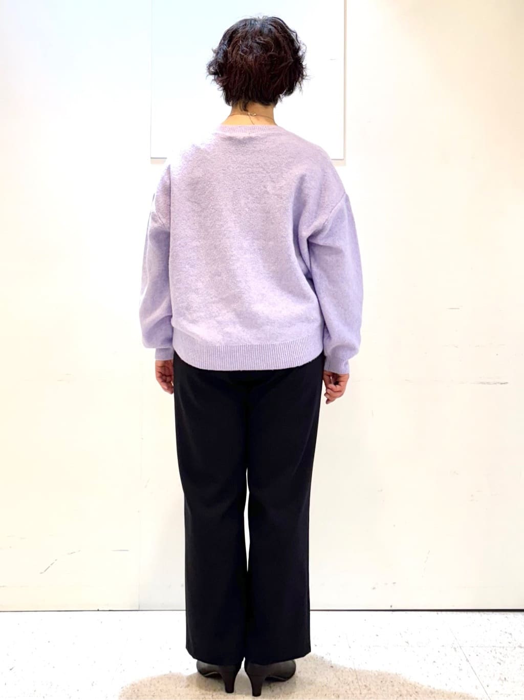 ヤスコさんの「Reflect｜【ウエスト総ゴム／セットアップ可】フルレングスストレートパンツ」を使ったコーディネート