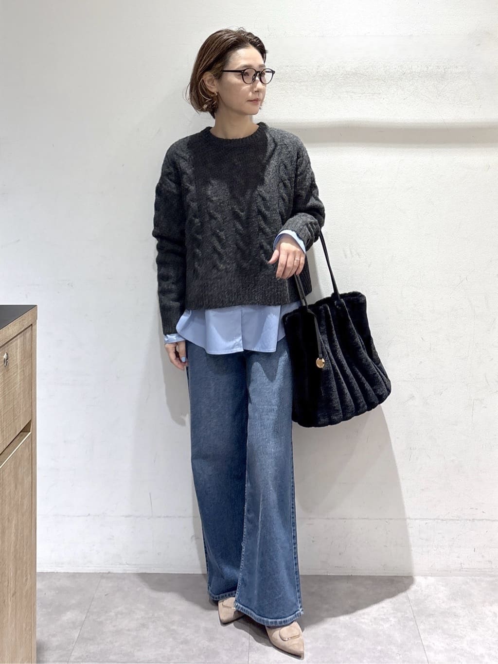 たけねぇさんの「OPAQUE.CLIP｜カシミヤブレンドウールチェスターコート」を使ったコーディネート
