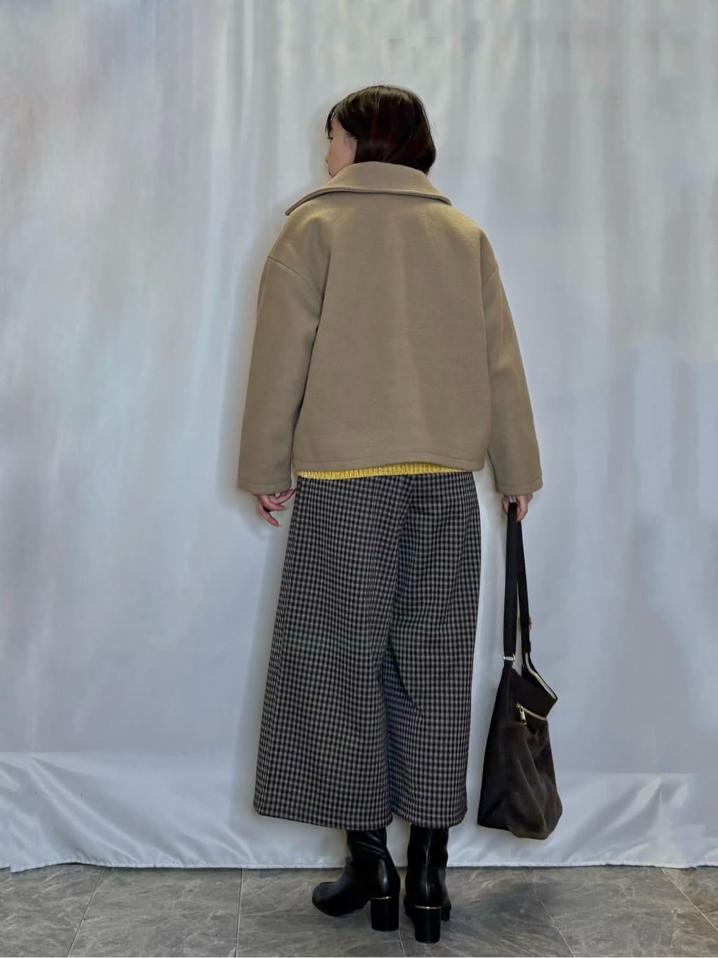 ネリさんの「SHOO･LA･RUE｜【洗濯機可/S-LL】体型カバーにも ガウチョパンツ」を使ったコーディネート
