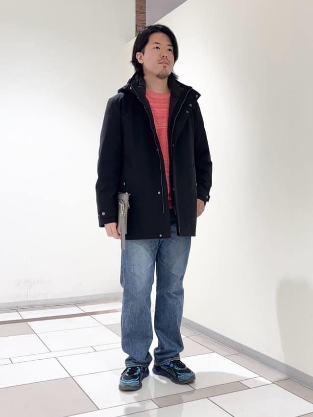 及川さんの「TAKEO KIKUCHI｜【3WAY】ドビー ダウンライナー付ブルゾン」を使ったコーディネート