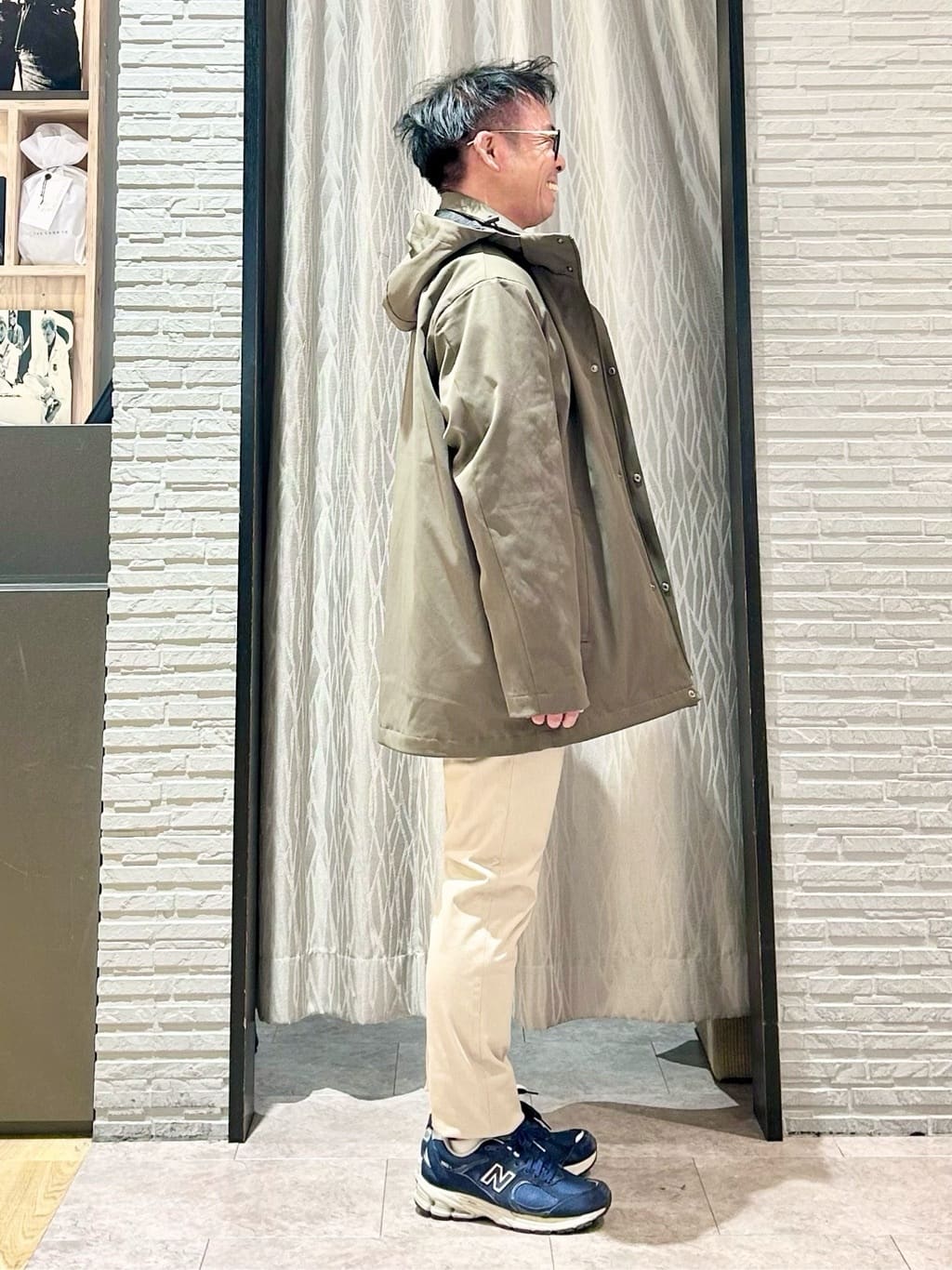 KENJI Iさんの「THE SHOP TK｜【3WAY】中綿ライナー付き カルゼコート　洗濯機OK/ON・OFF対応」を使ったコーディネート