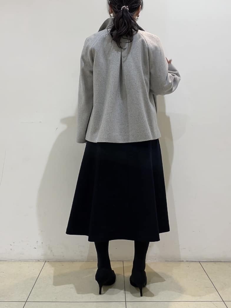 watanabeさんの「UNTITLED｜【着回しが効く／オンオフアウター】ウールショートコート」を使ったコーディネート