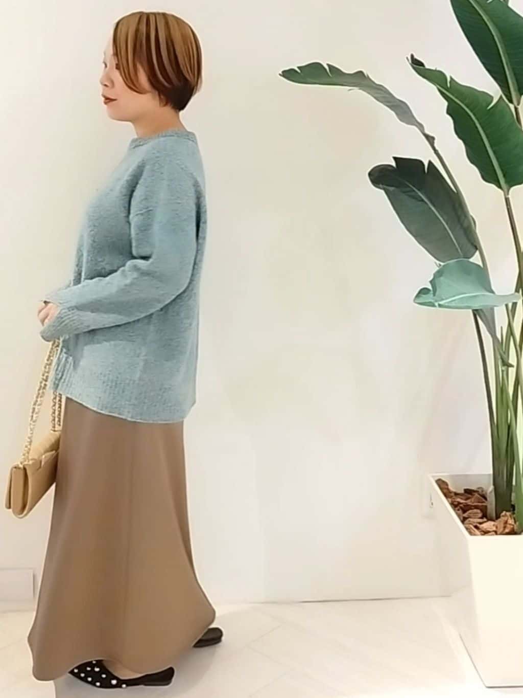 s u g iさんの「UNTITLED｜キルティングチェーンショルダー」を使ったコーディネート