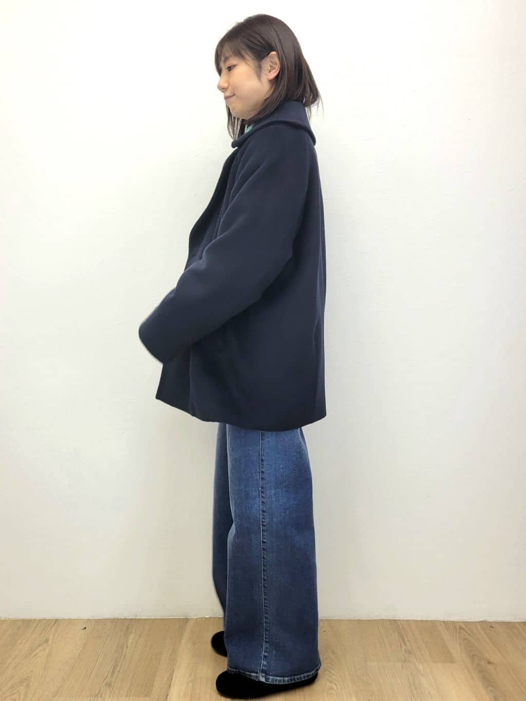 LISAさんの「OPAQUE.CLIP｜カシミヤブレンドウールミドルピーコート」を使ったコーディネート
