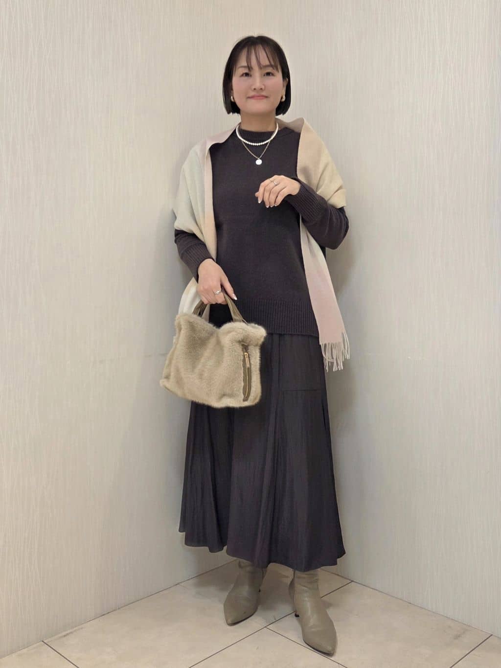 naokoさんの「UNTITLED｜【トレンド/撥水機能/防寒】ショートダウンコート」を使ったコーディネート