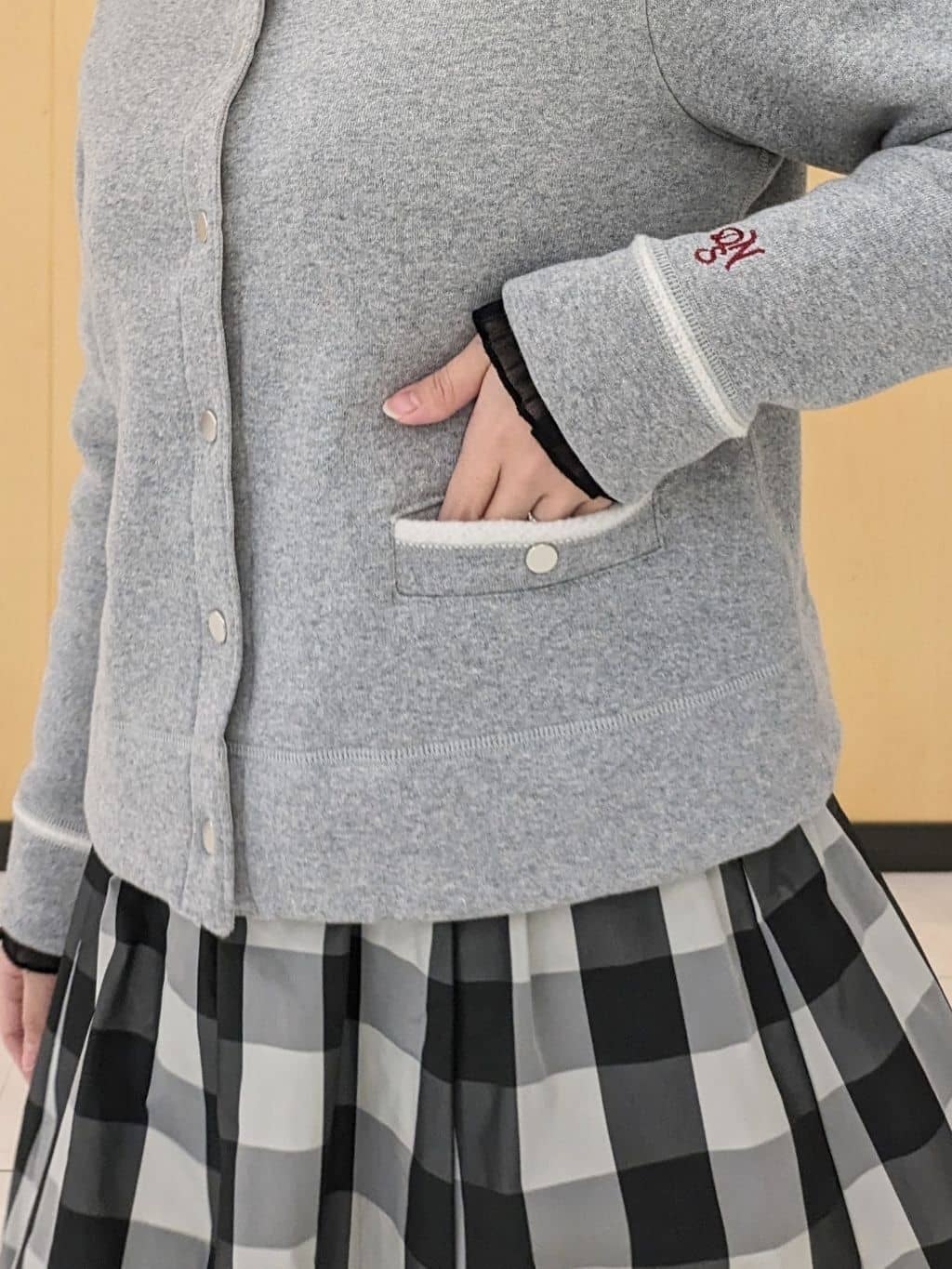 Ayakaさんの「Dessin｜【洗える】オーガンジーフリルニット」を使ったコーディネート