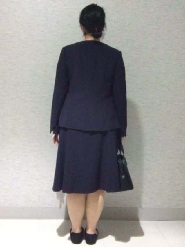 sakoさんの「Reflect｜【SS-4Lサイズ／通勤／セットアップ可】ノーカラージャケット」を使ったコーディネート