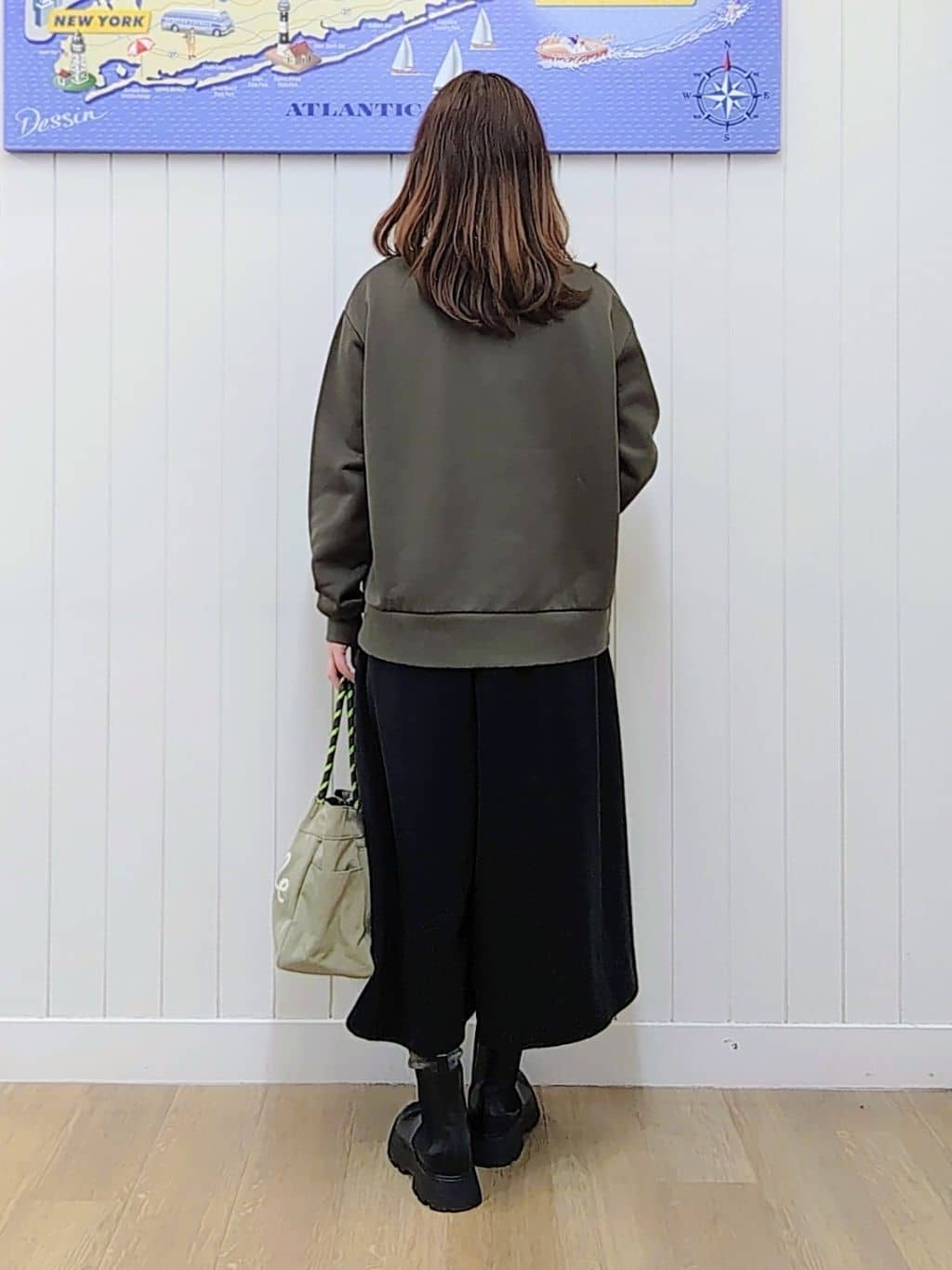 itoさんの「Dessin｜【洗える】ハーフジップ裏毛」を使ったコーディネート