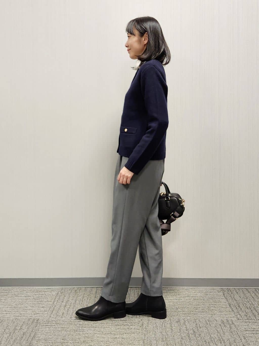 naraさんの「Dessin｜ウールカシミヤカーディガン」を使ったコーディネート