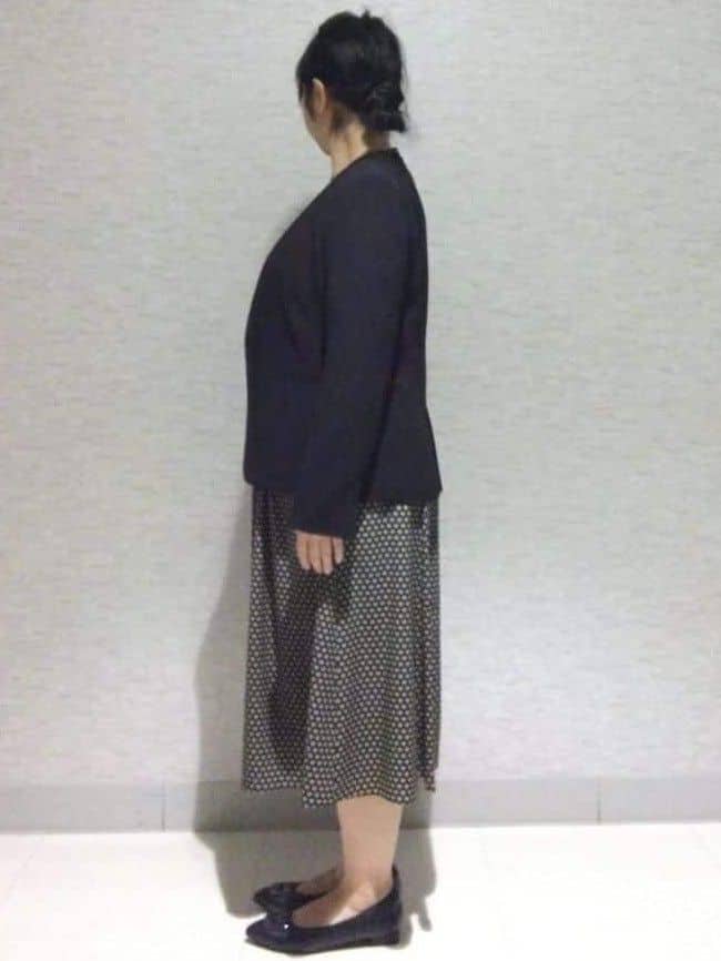 sakoさんの「Reflect｜【SS-4Lサイズ／通勤／セットアップ可】ノーカラージャケット」を使ったコーディネート