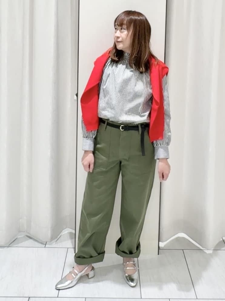 ʏᴜᴋɪᴋᴏさんの「UNTITLED｜【洗える/ジャケット風】ミラノリブカーディガン」を使ったコーディネート