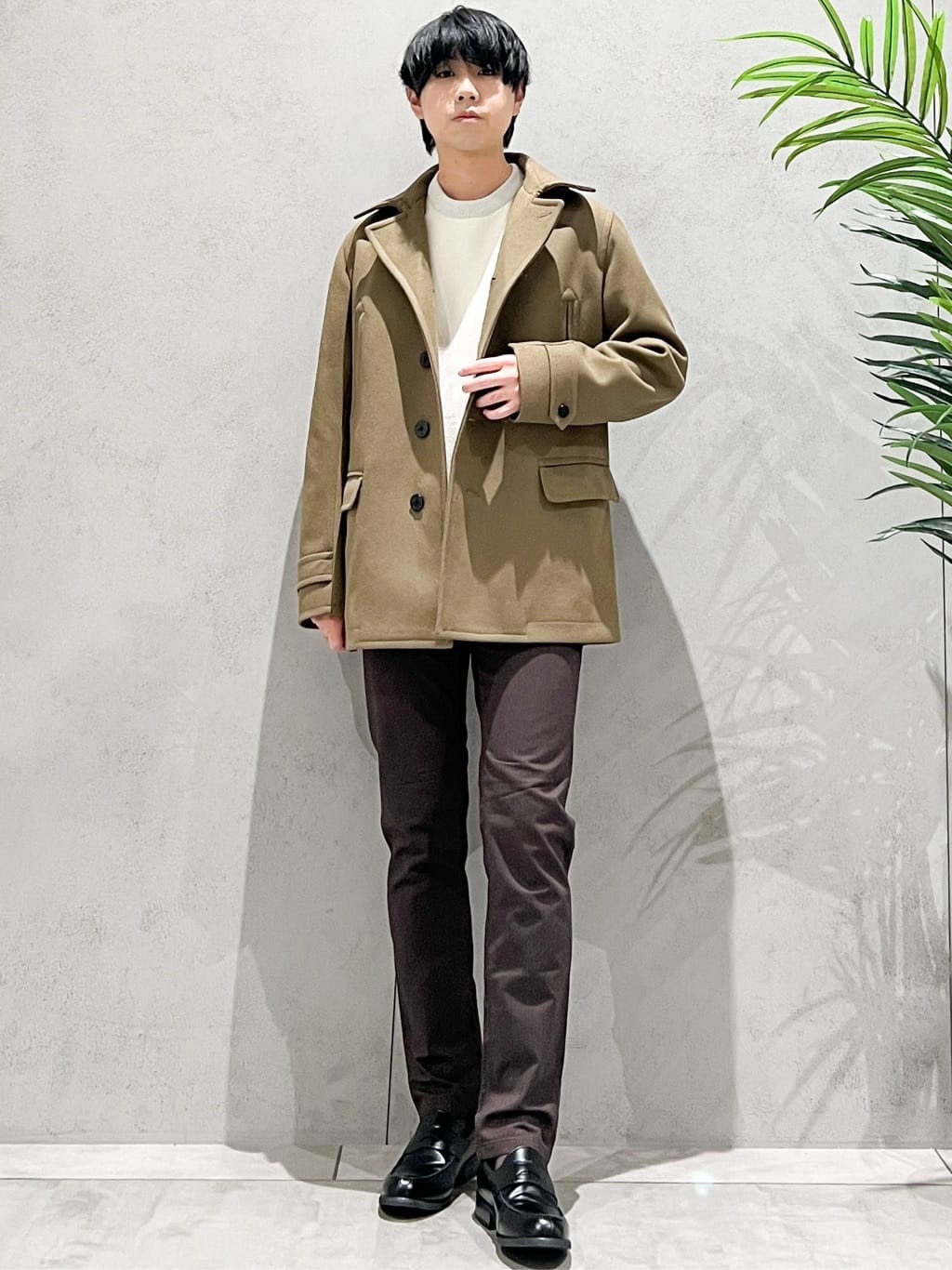 SHI-MAさんの「THE SHOP TK｜ウーリックシングルPジャケット」を使ったコーディネート