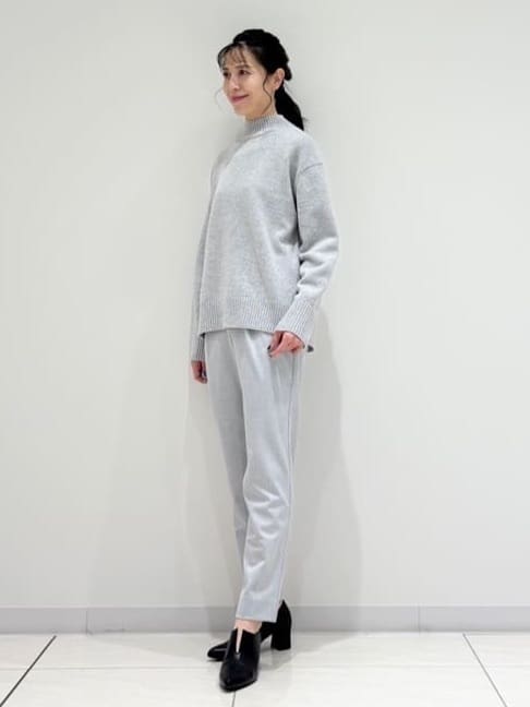 kayoさんの「INDIVI｜【カシミヤ混】ミドルゲージ ハイネックニット」を使ったコーディネート
